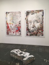Alexandre Farto aka Vhils, "Collapse 1" and "Collapse 8"